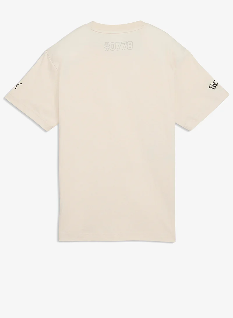 بوما تيشيرت بوكيمون شبابي مطبوع مريح